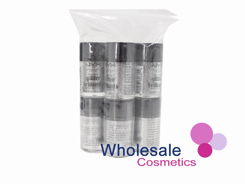 2 x NYX Professional Makeup Face & Body Glitter - 10 SILVER